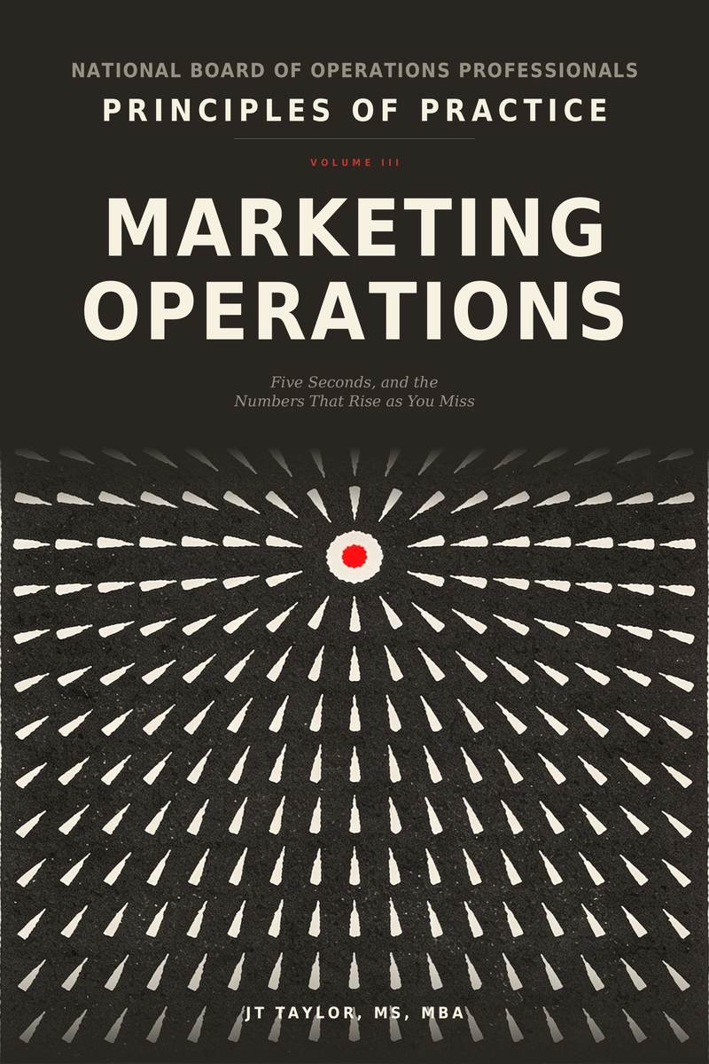 Front cover of Principles of Practice, Volume III: Marketing Operations, by JT Taylor.